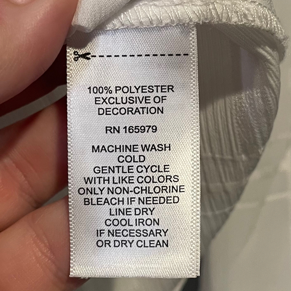 Cupio White Blouse With Black Bow Size Small - Picture 6 of 8